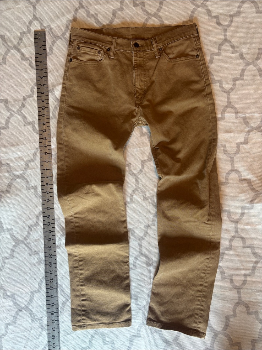 Levi's Men's Straight Jeans in Khaki Brown 32X32